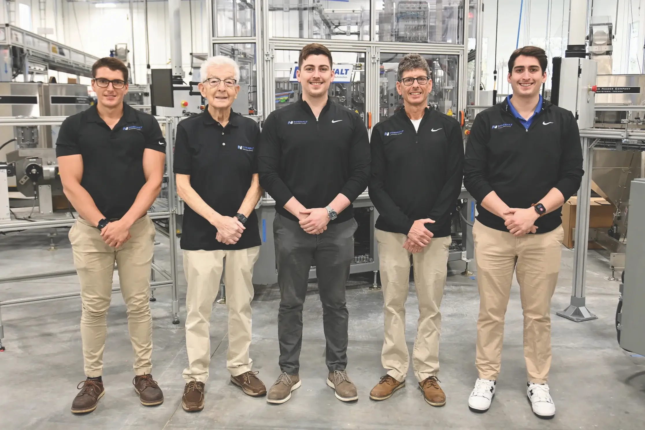 All three generations of Norwalt Automation Group